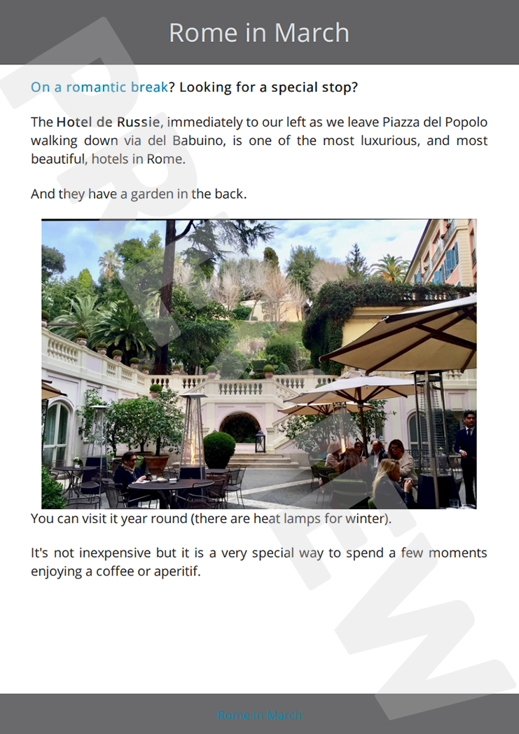 Rome in March - eBook