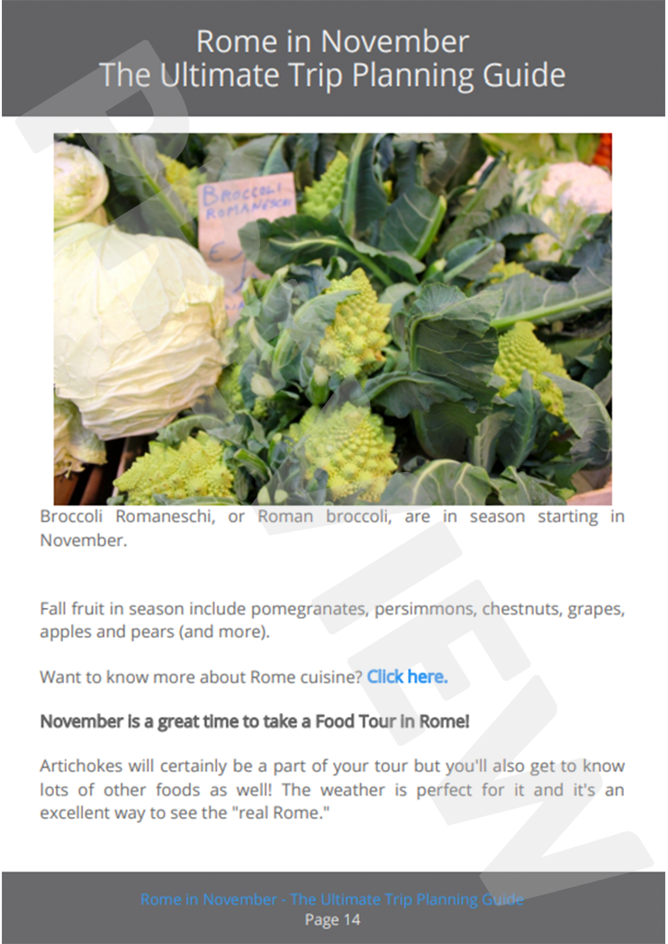 Rome in November - eBook