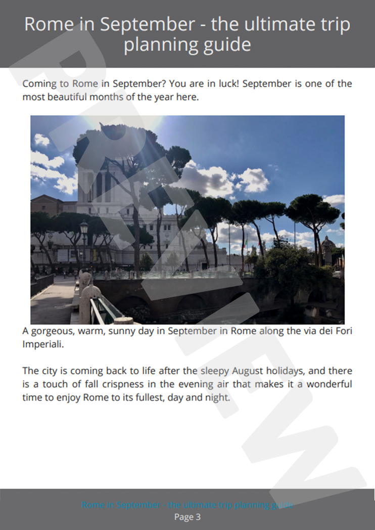 Rome in September - eBook