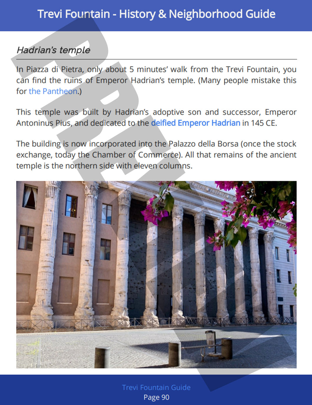 Complete Guide to the Trevi Fountain - eBook