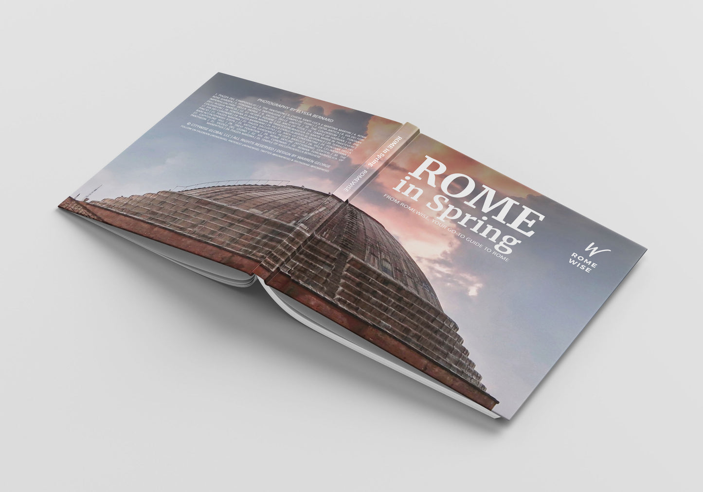 Rome in Spring - A Romewise Photo Book - Pantheon Cover
