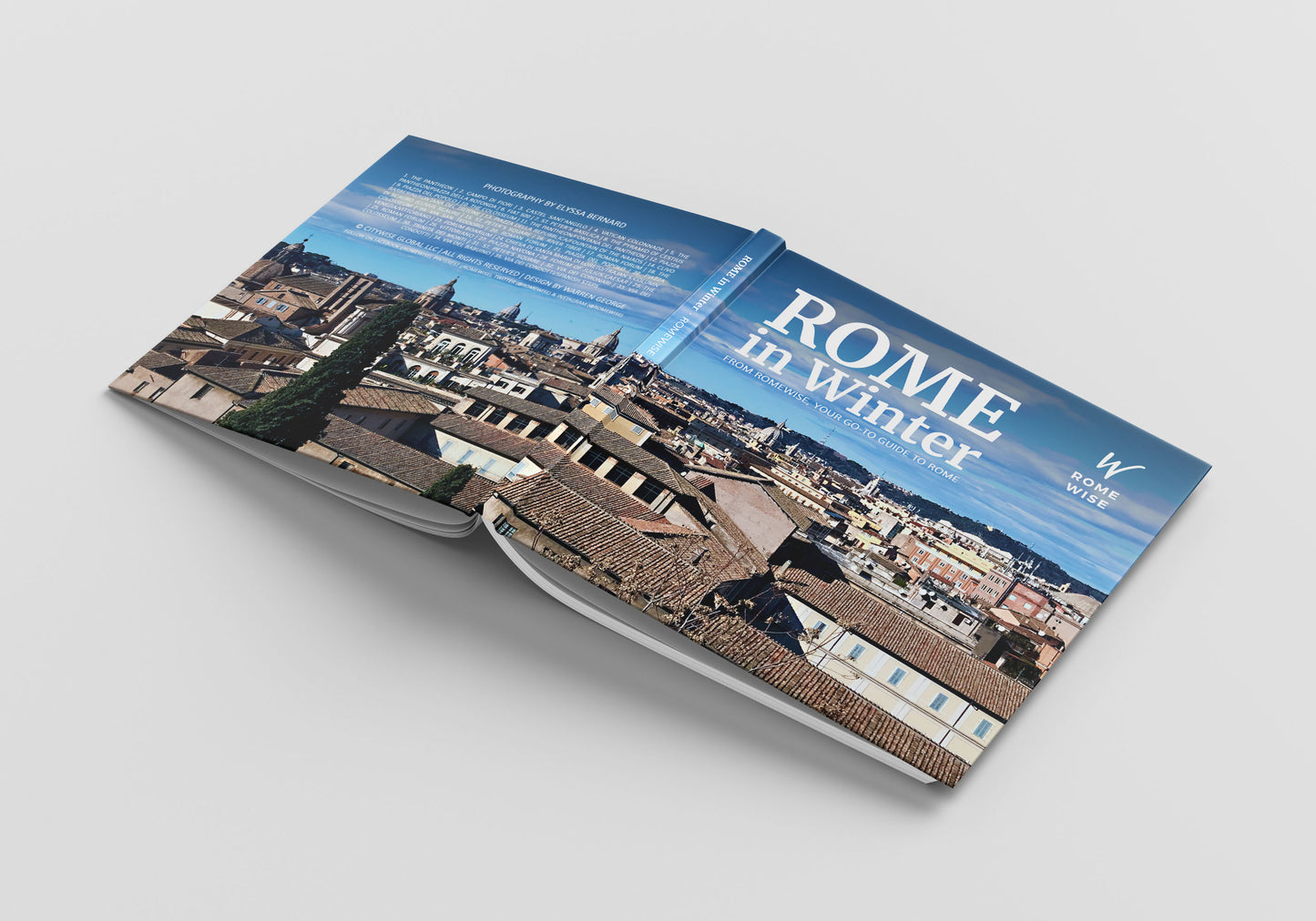 Rome in Winter - A Romewise Photo Book - Skyline Cover
