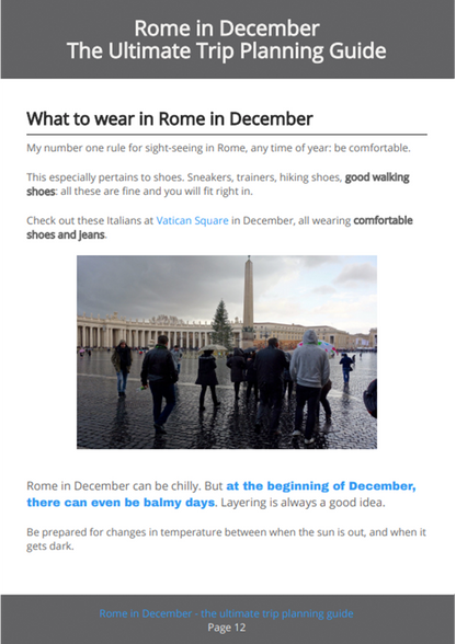 Rome in December - eBook