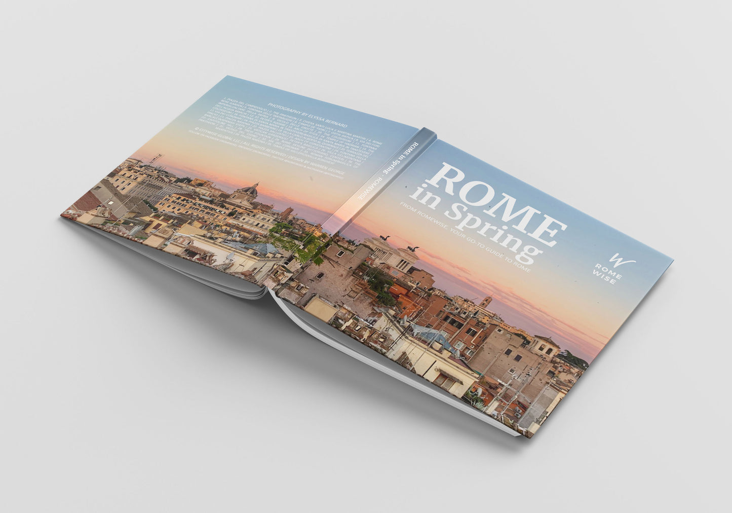 Rome in Spring - A Romewise Photo Book - Skyline Cover