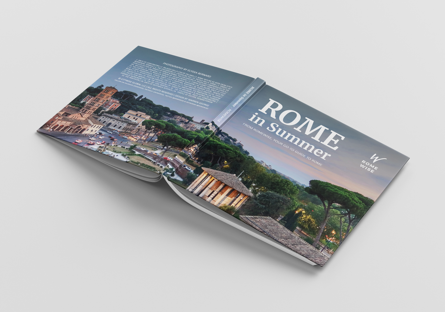 Rome in Summer - A Romewise Photo Book - Forum Boarium Cover