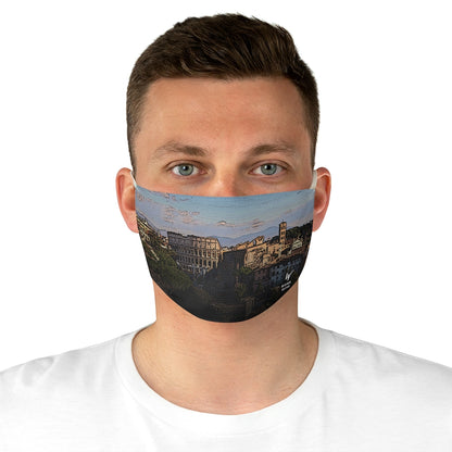 Ancient Rome Skyline Fabric Face Mask (Reusable)