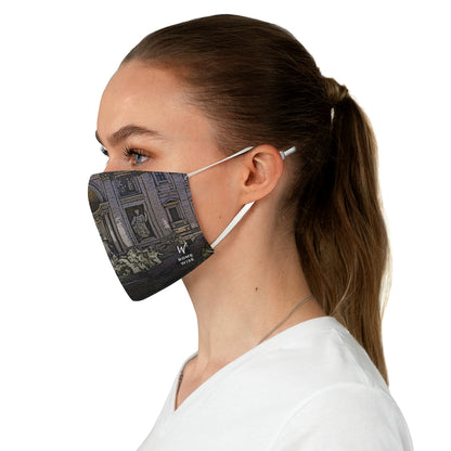 Trevi Fountain Fabric Face Mask (Reusable)