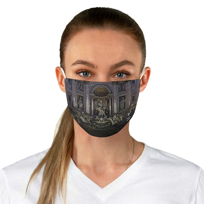 Trevi Fountain Fabric Face Mask (Reusable)