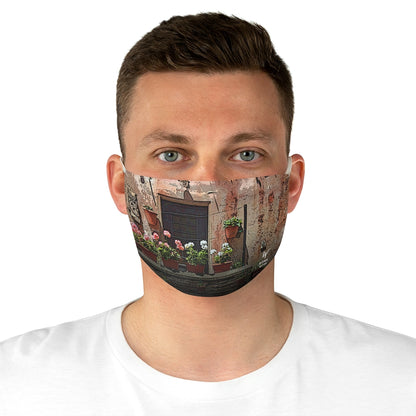 Trastevere Flowers Fabric Face Mask (Reusable)