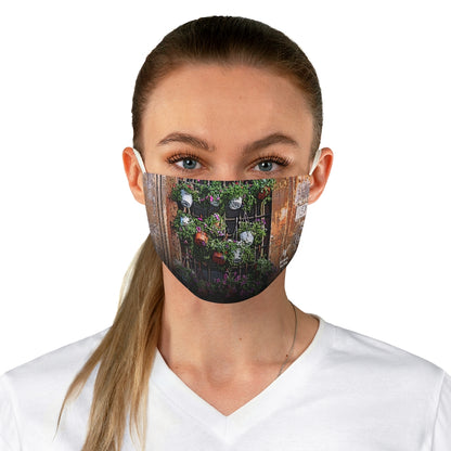 Via Coronari Flowers Fabric Face Mask (Reusable)