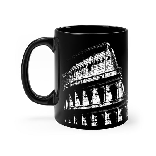 Colosseum Black Mug