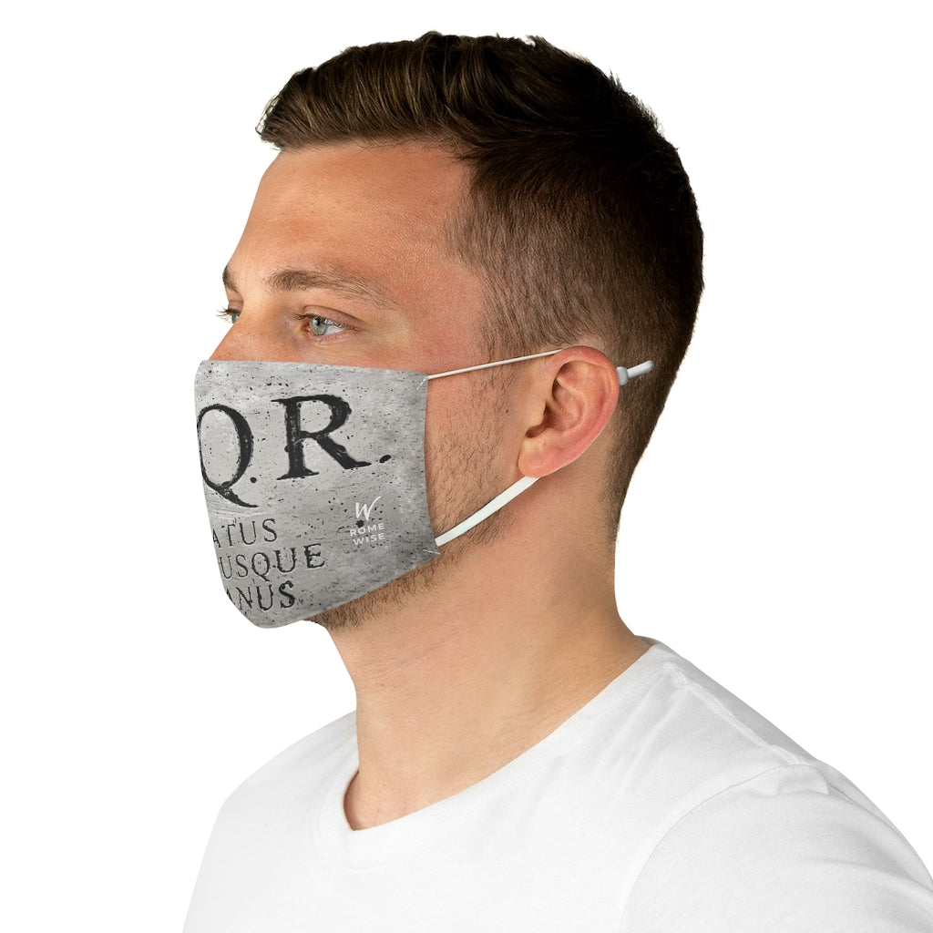 SPQR Fabric Face Mask (Reusable)