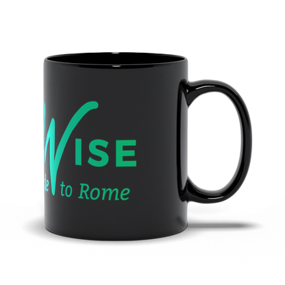 Romewise Black Mug